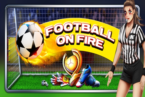 Арт слота Football on Fire